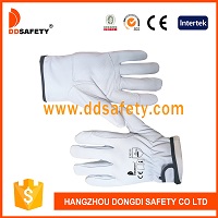 Водительские перчатки из козьей кожи-DLD529